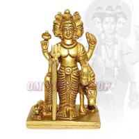 Lord Dattatreya Brass Idol